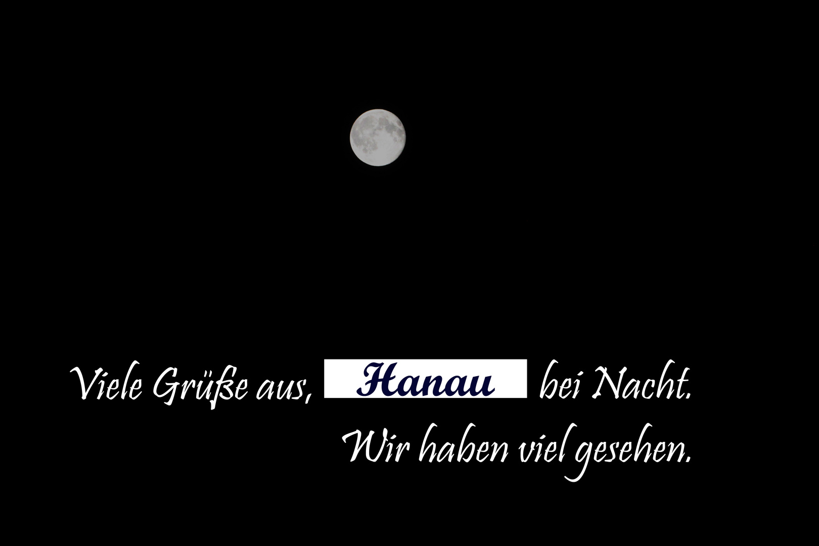 Heut ist Vollmond