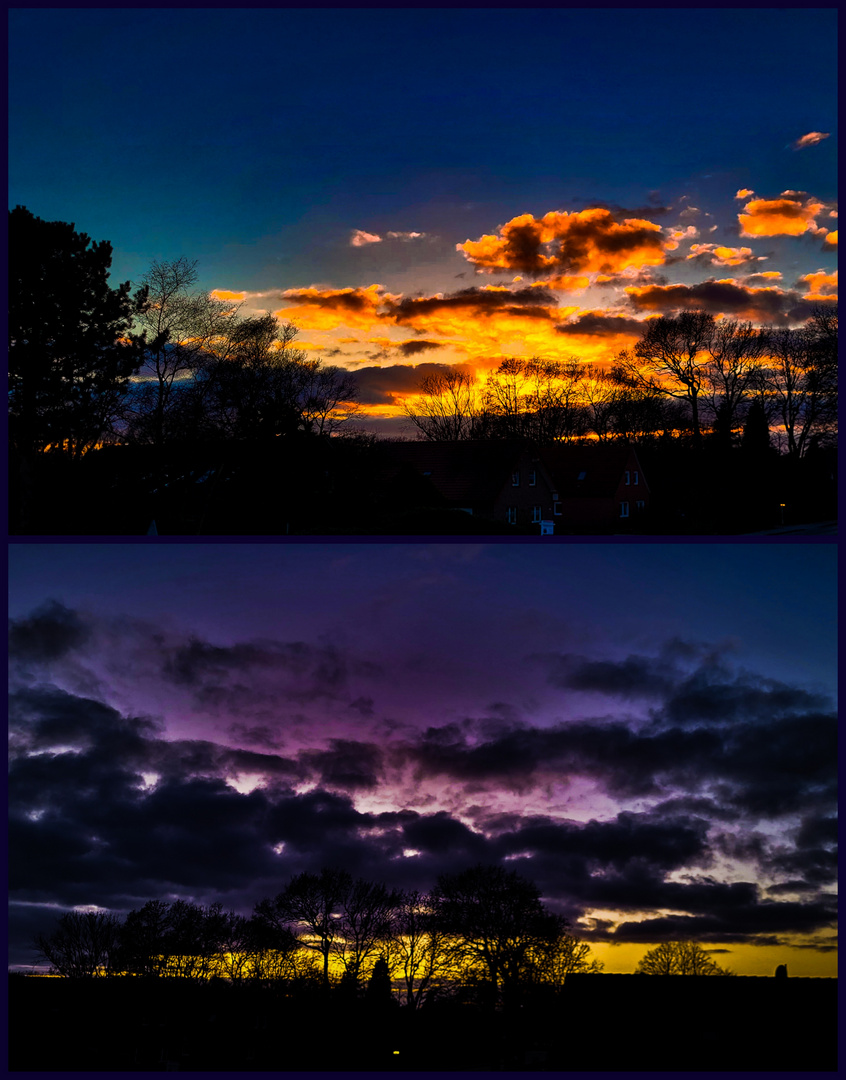 Heute 17:43 und 18:18 Uhr über  Ostfriesland 