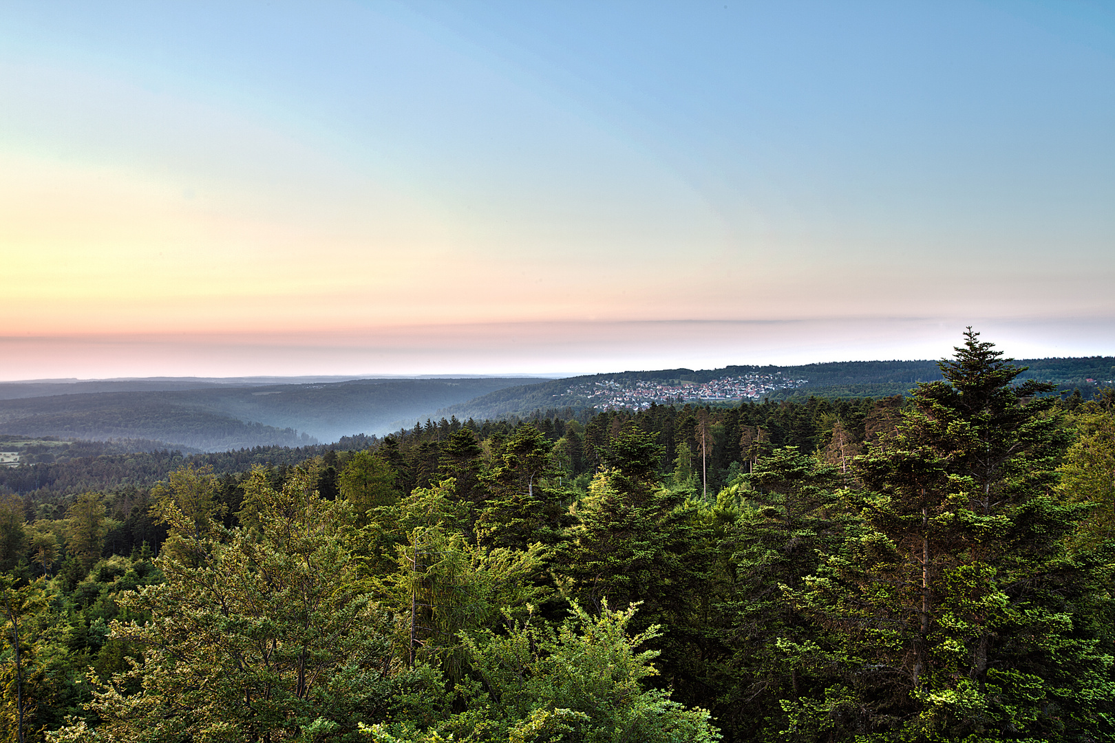 Heute 5:30 Uhr über dem Schwarzwald