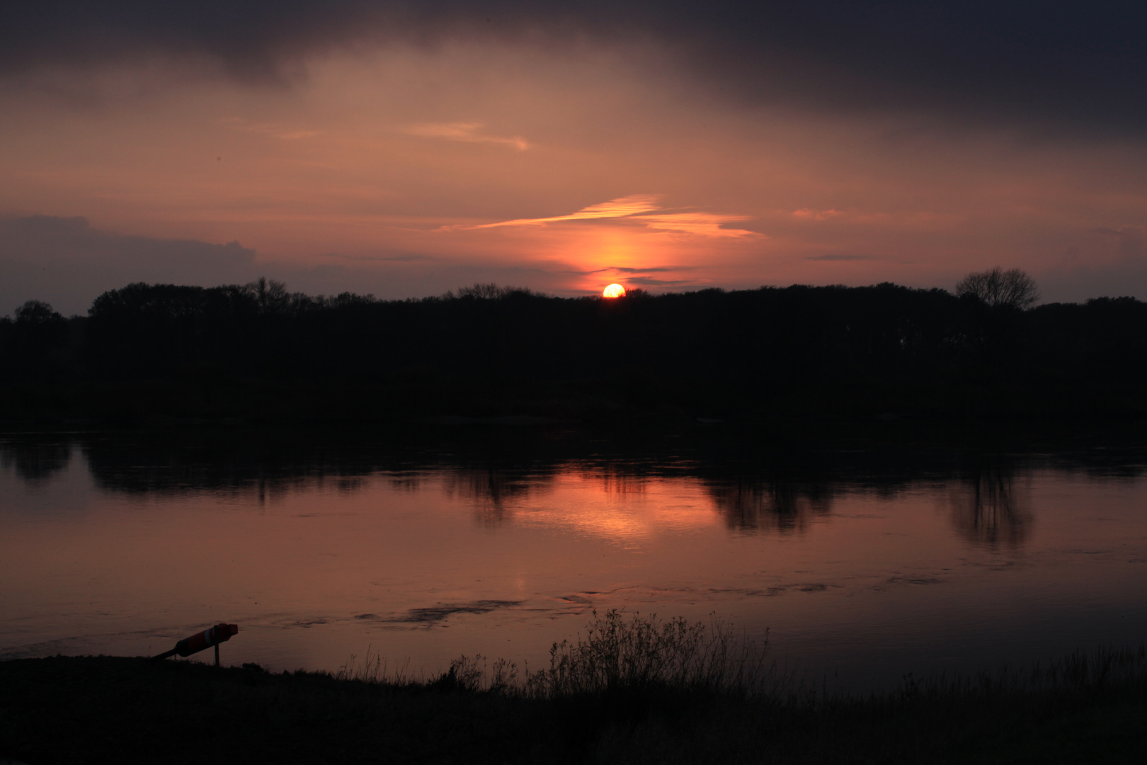 Heute Abend am Fluss .....