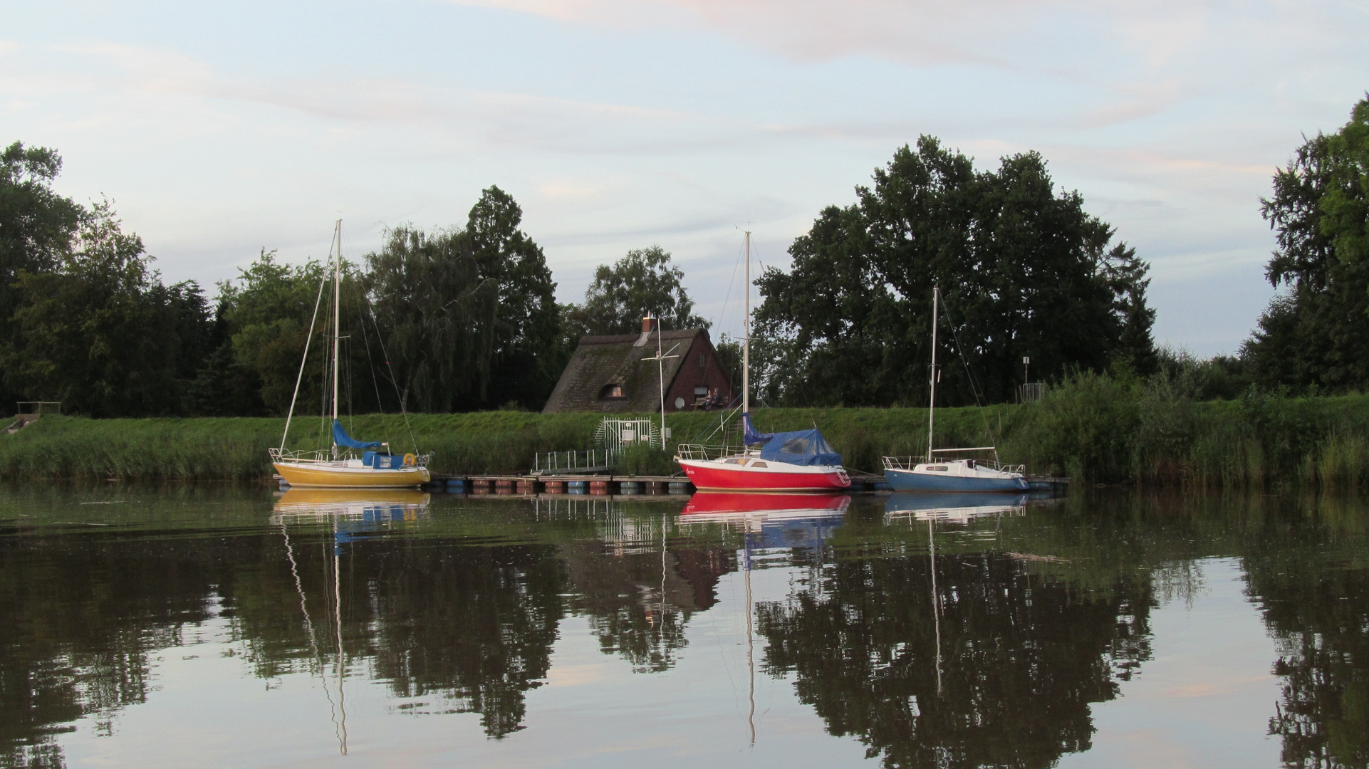 heute Abend an der Oste ...