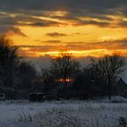 Heute Abend bei Sonnenuntergang