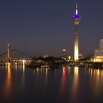 Heute Abend im Medienhafen Düsseldorf