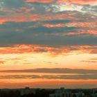 heute abend von meinem balkon in harrislee