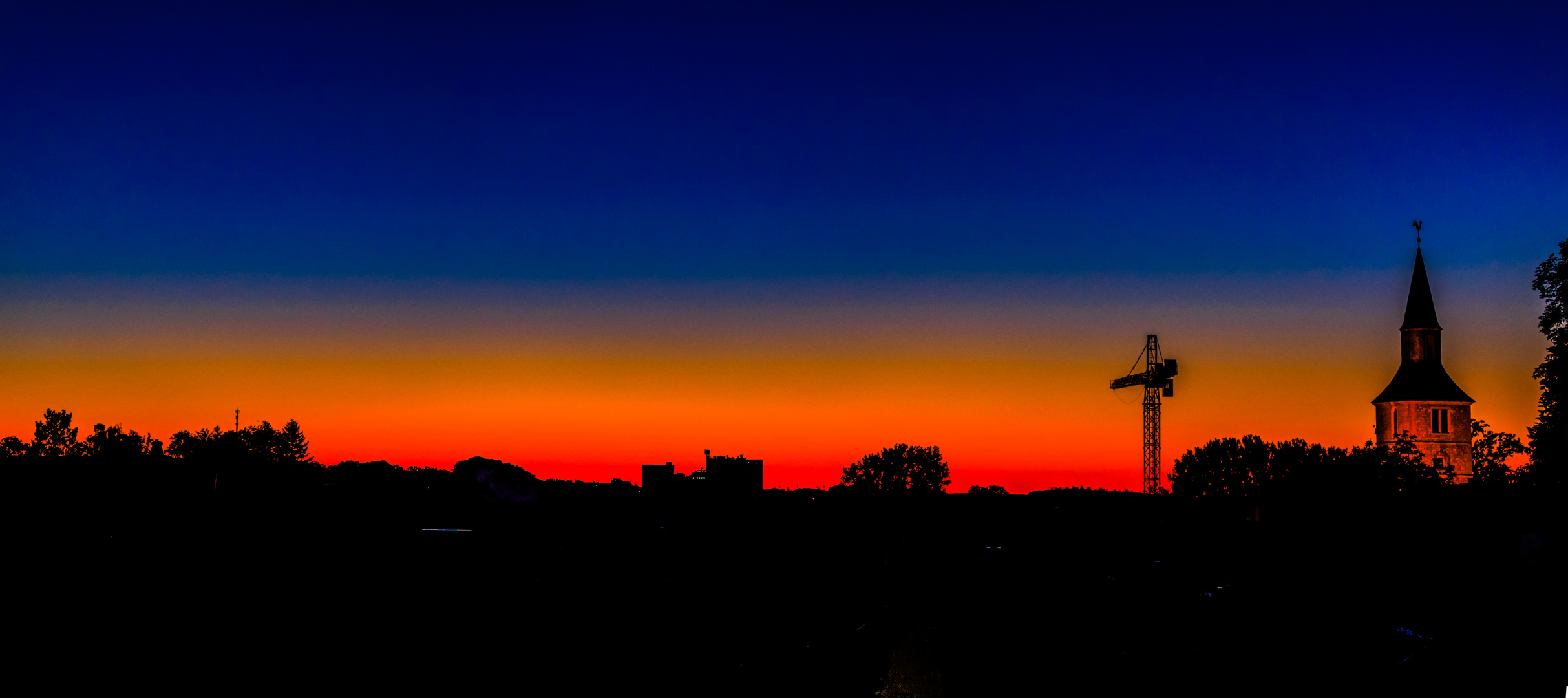 Heute Abend zur blauen Stunde