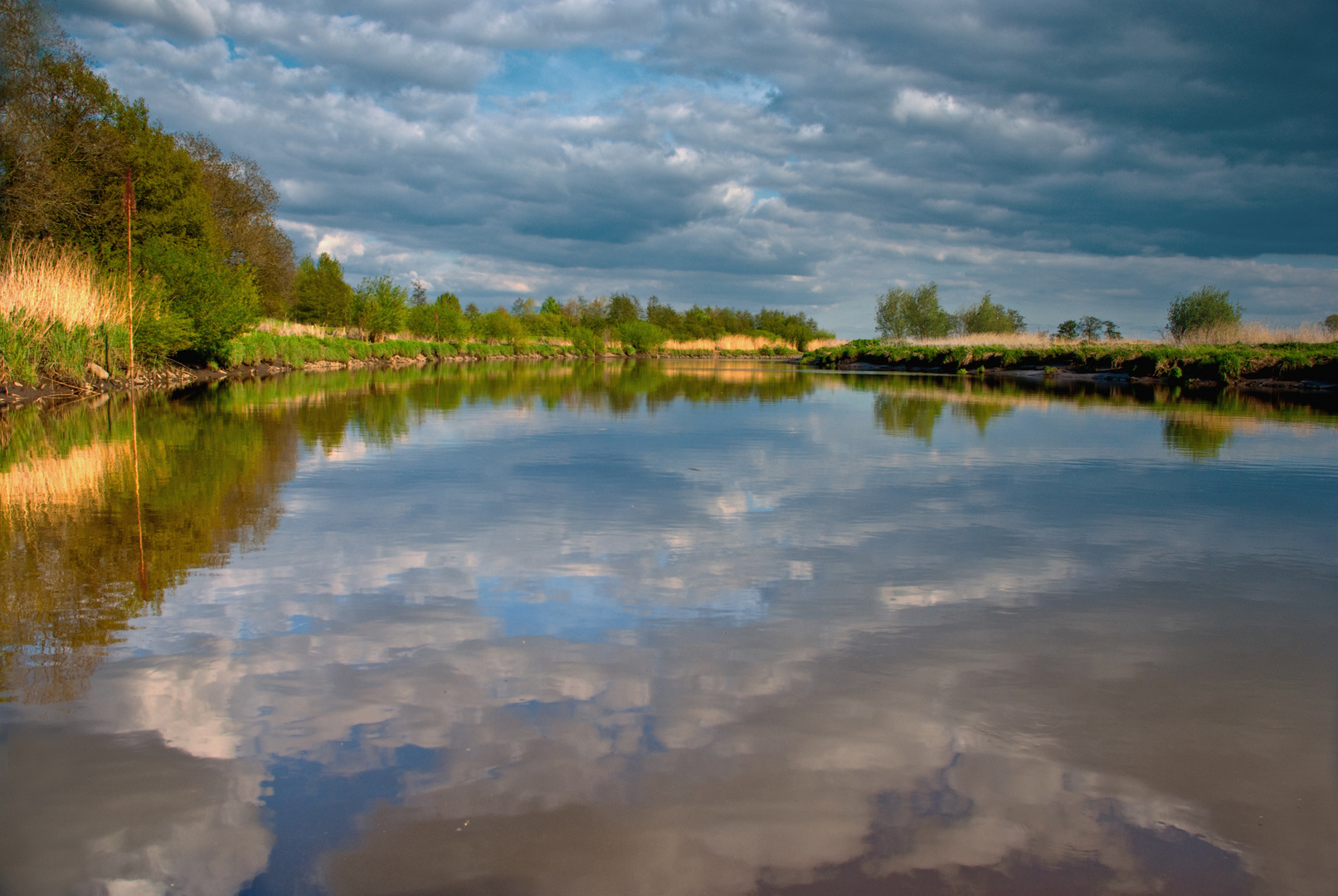 Heute Abend,am stillen Fluss Foto & Bild | deutschland, europe, niedersachsen Bilder auf ...