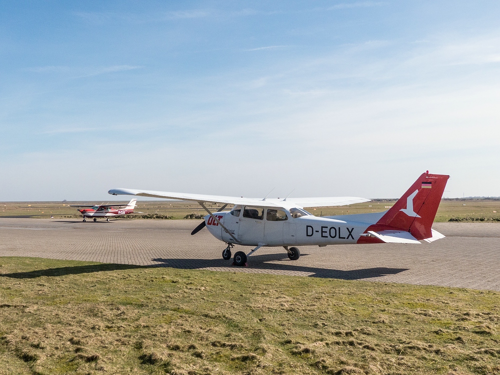 Heute am Borkumer Airport