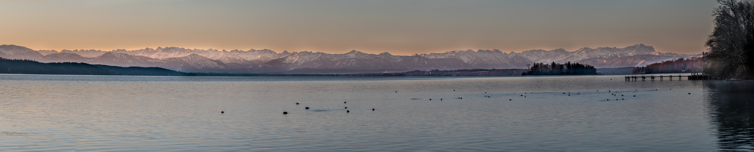 Heute am frühen Morgen am Starnberger See