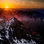 Heute am frühen Morgen auf der Zugspitze....