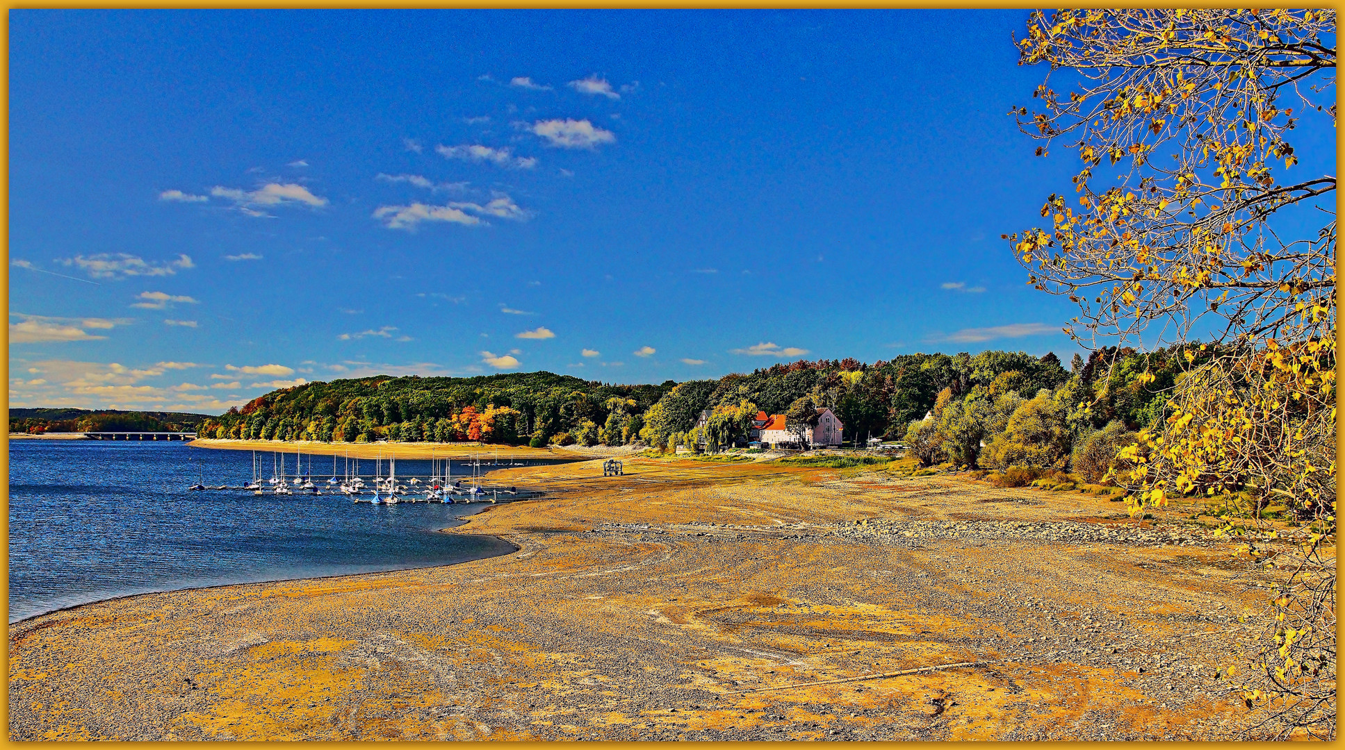 Heute am Möhnesee-Strand