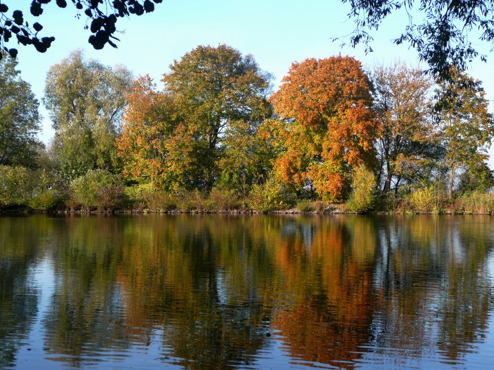 Heute am Paretz-Sacrow Kanal ...