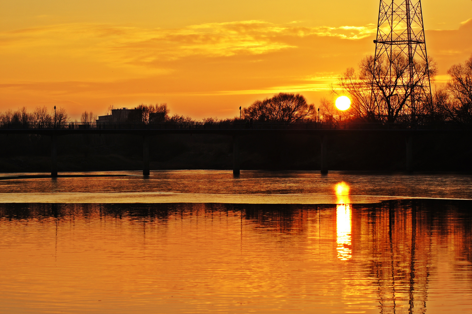 Heute an der Elbe