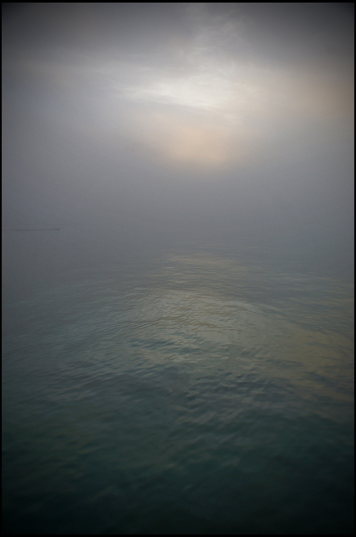 Heute, an der Ostsee neblig!