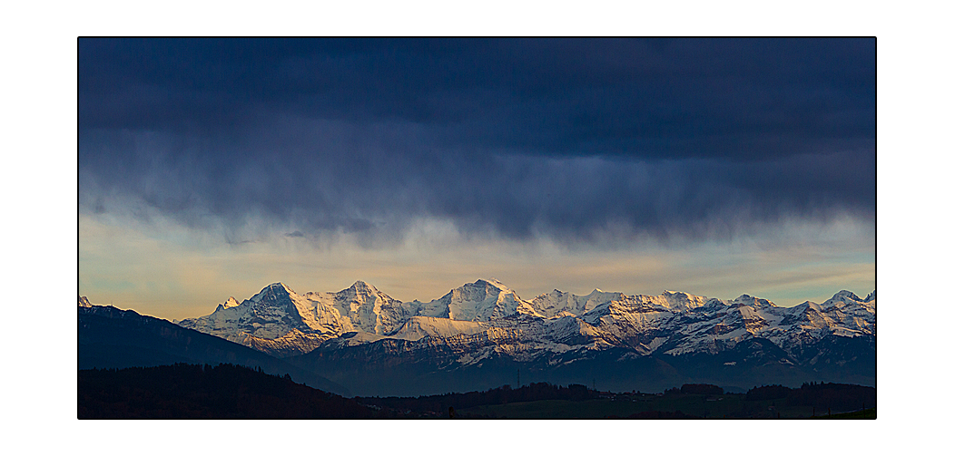 Heute auf dem Abendspaziergang .......