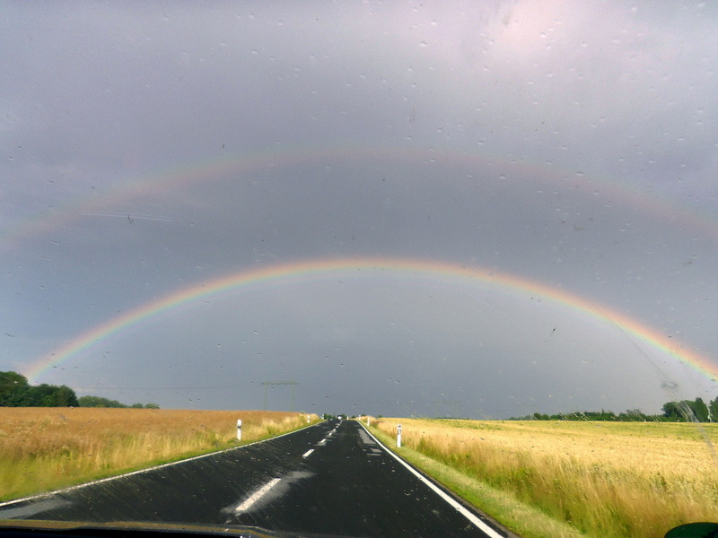 Heute auf dem Weg nach Hause