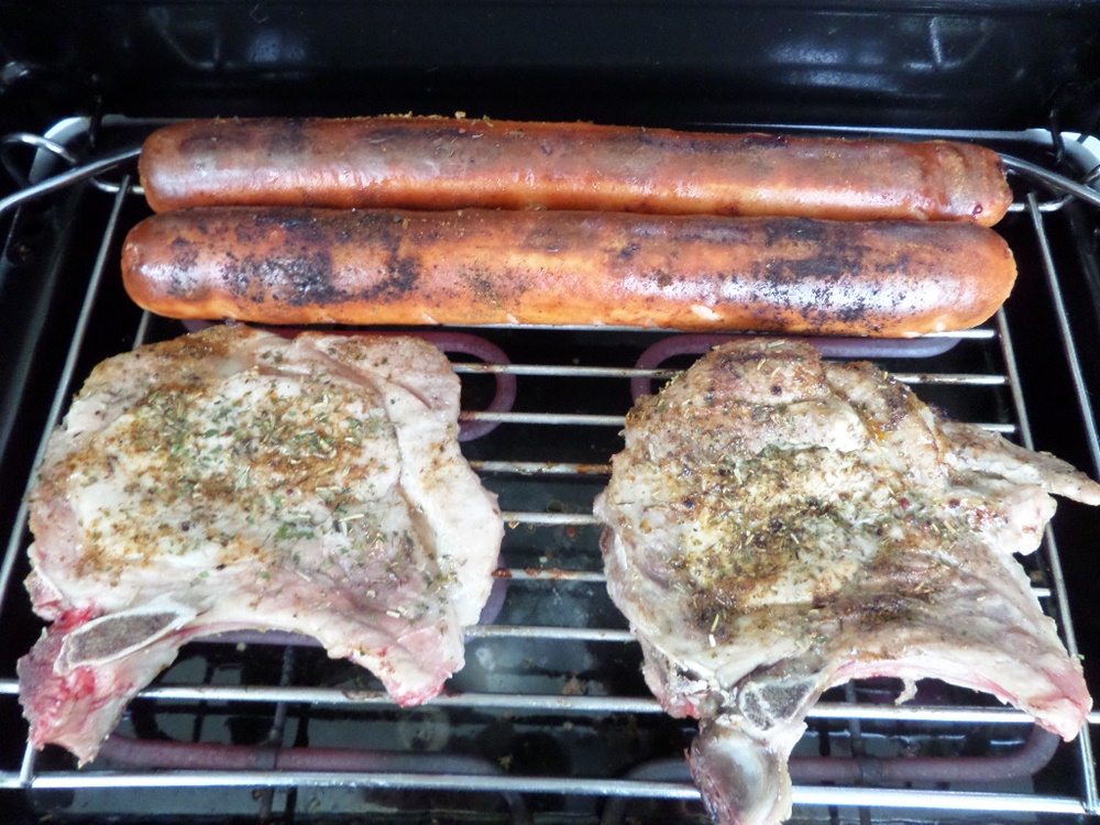 Heute bei 21 Grad erstes zaghaftes angrillen.