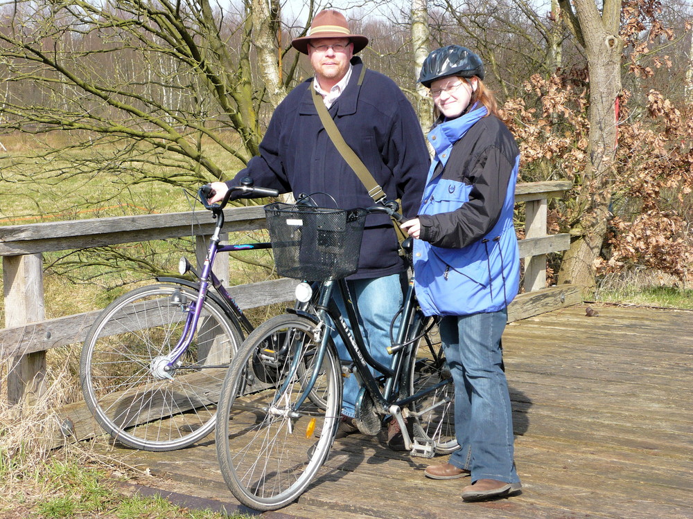 Heute bei einer Fahrradtour!