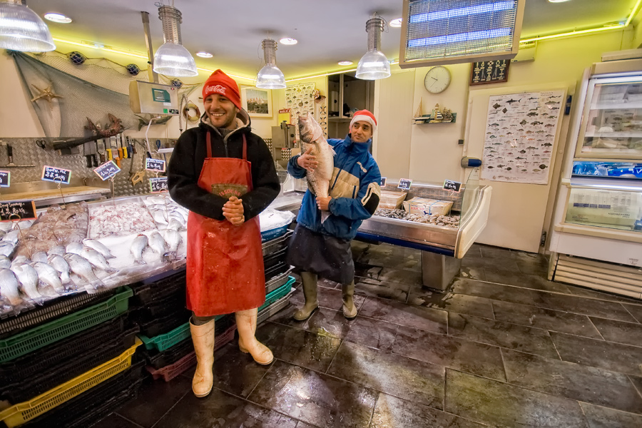 heute beim neuen Fischladen