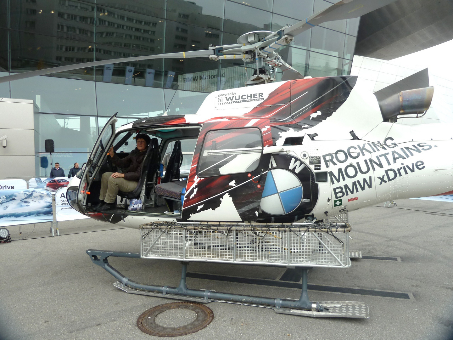 Heute bin ich mit dem Heli da...