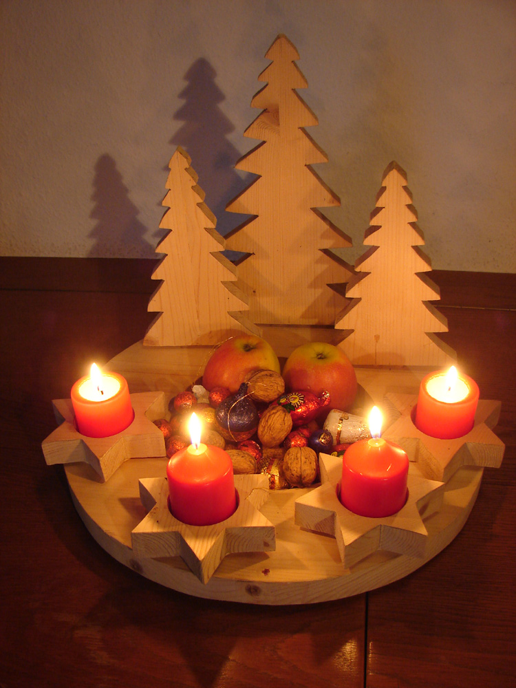 Heute brennt die Kerze zum 4. Sonntag im Advent