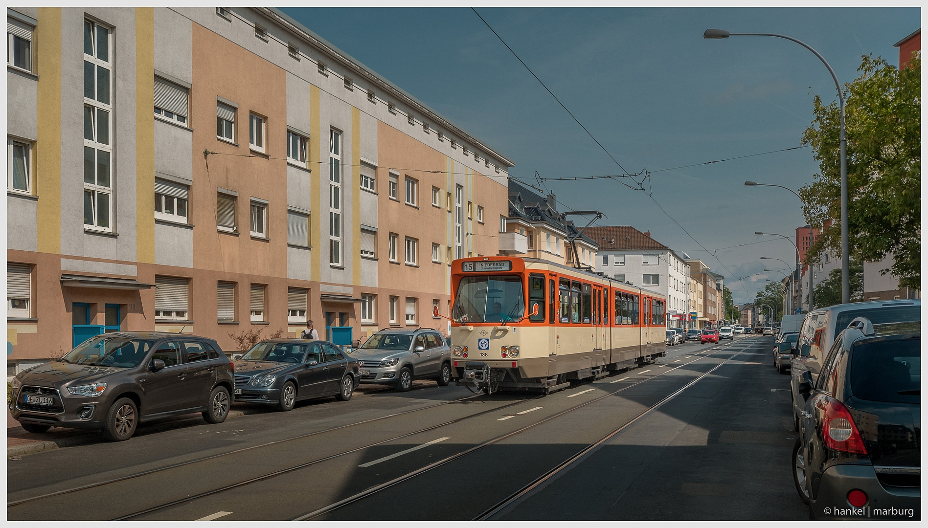 Heute dreht der P-Wagen auf der Linie 15 seine Runden. 