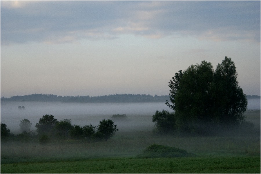 Heute früh: 05.59 h wenn sich Nebel bildet...