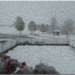 Heute früh, der Blick aus dem Fenster