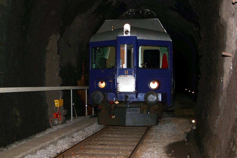 Heute früh im Tunnel