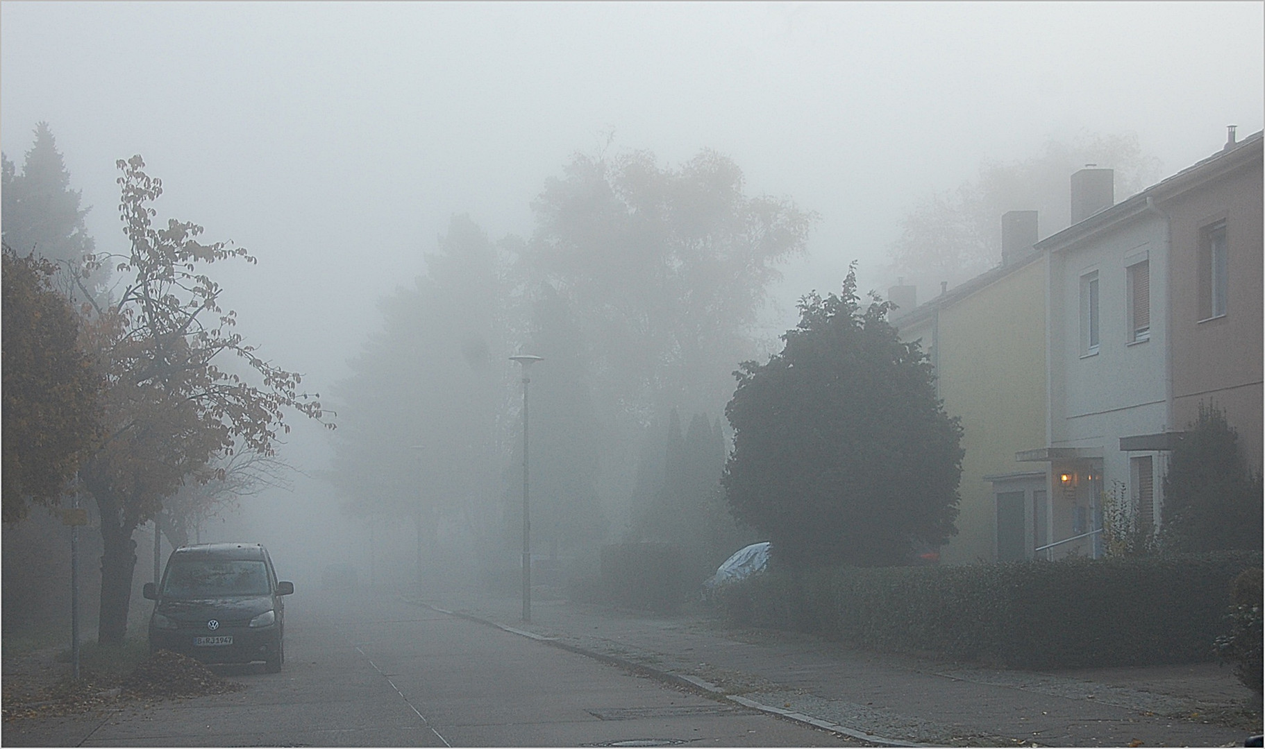 heute früh in "meiner" Strasse