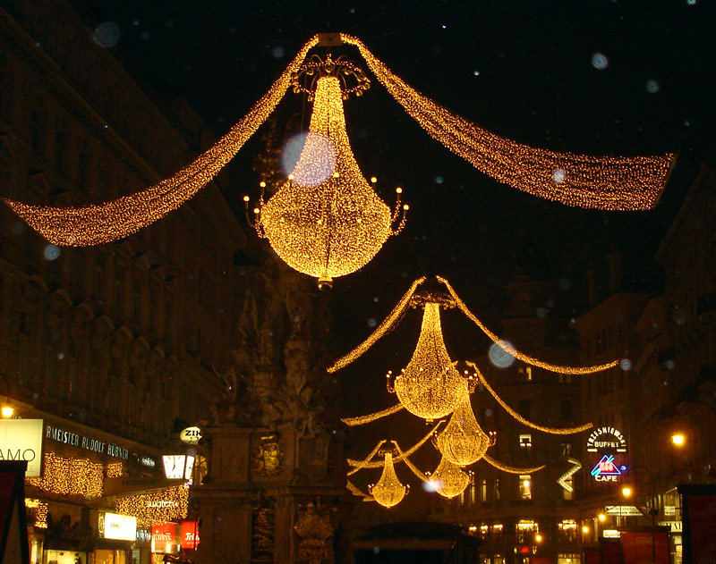 Heute hat's in Wien geschneit!!