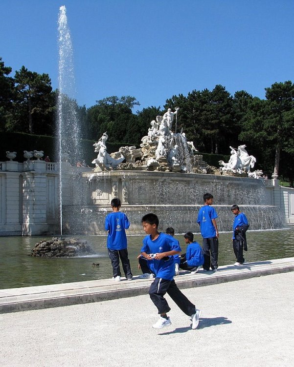 heute im schönbrunner schloßpark