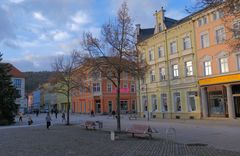 heute in Meiningen, auf dem Marktplatz