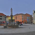 heute in Meiningen, auf dem Marktplatz