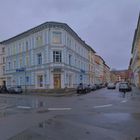 heute in Meiningen, das schöne blaue Haus