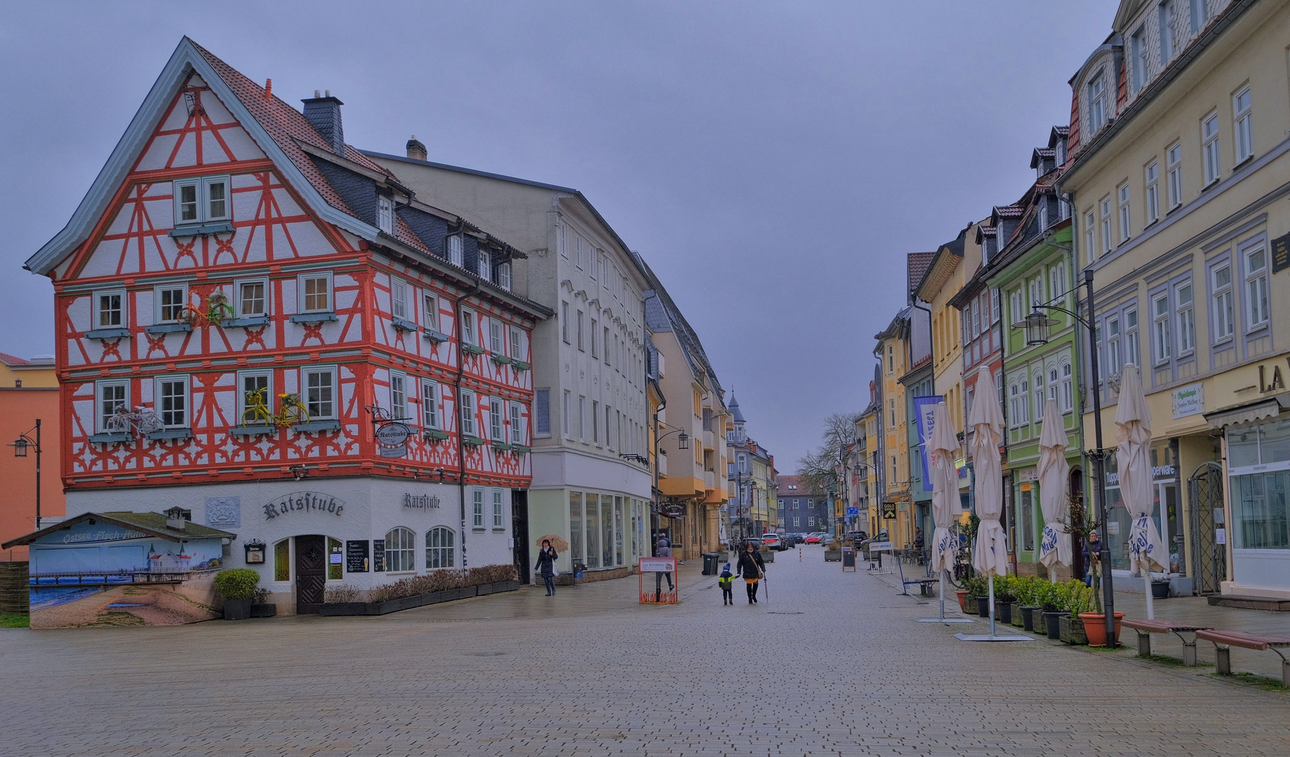 heute in Meiningen, das schöne Fachwerkhaus