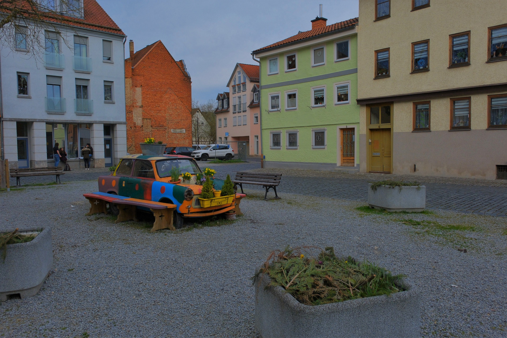 heute in Meiningen: der Trabbi ist nicht vergessen