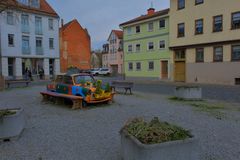 heute in Meiningen: der Trabbi ist nicht vergessen