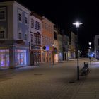 heute in Meiningen: es ist Nacht geworden