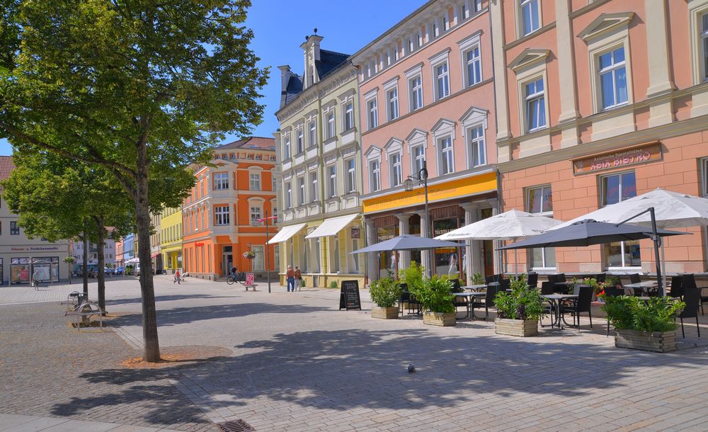 heute in Meiningen: fast menschenleer