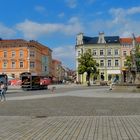 Heute in Meiningen, Marktplatz (hoy en Meiningen, plaza mayor))