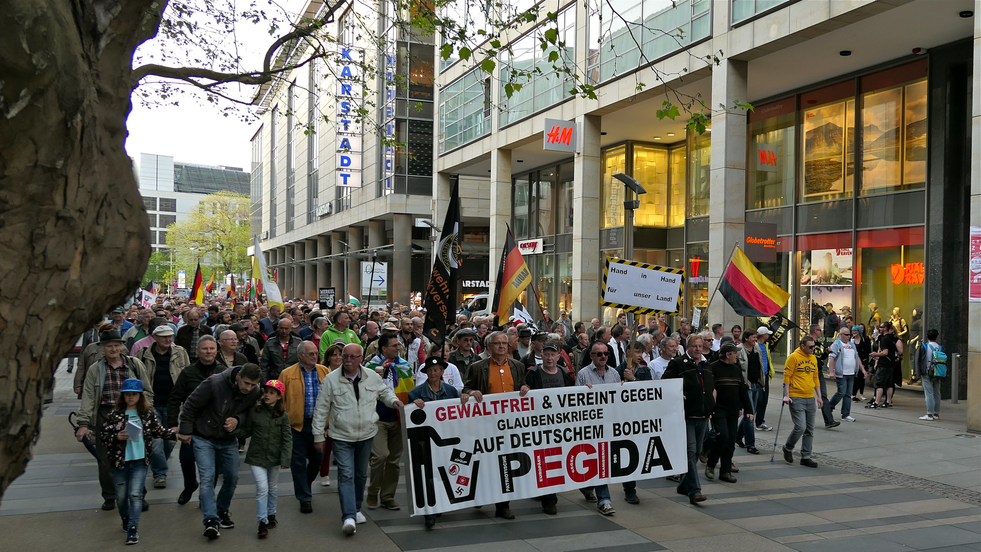 Heute ist 3. Jahrestag von Pegida