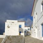 heute ist es stürmisch in Chora auf Andros