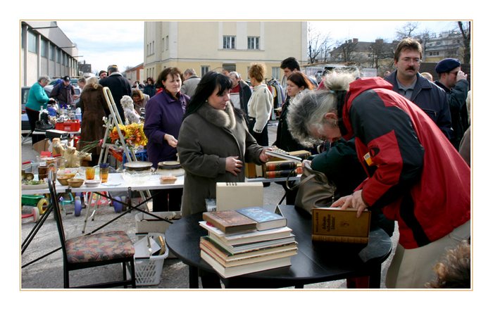 Heute ist Flohmarkt ...