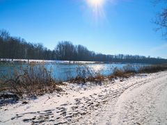 Heute ist sie blau