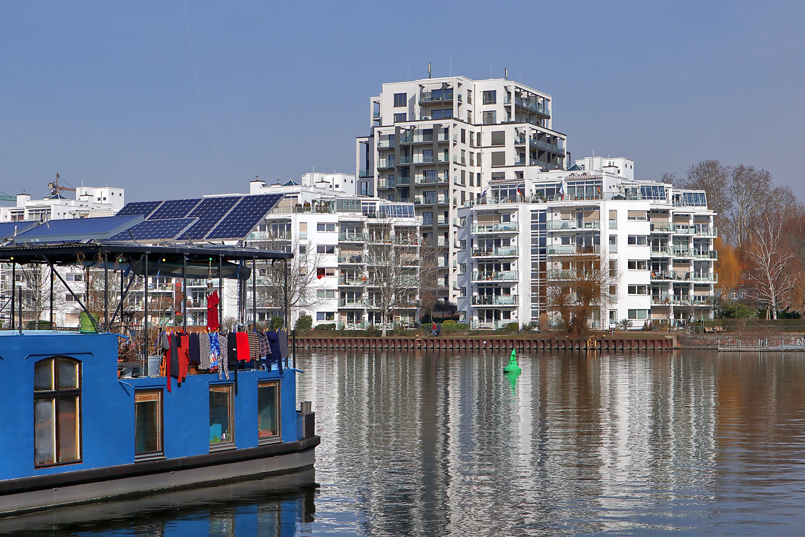 Heute ist Waschtag an der Spree