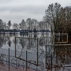 Heute kein Fußball: Hochwasser im Januar 2024