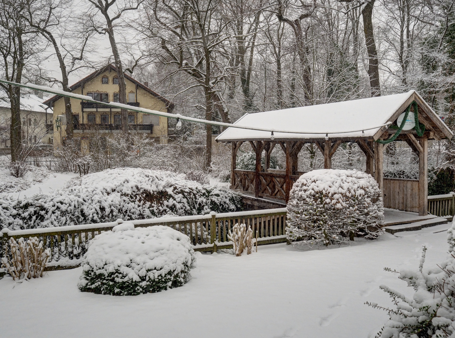 Heute liegt noch mehr Schnee ...