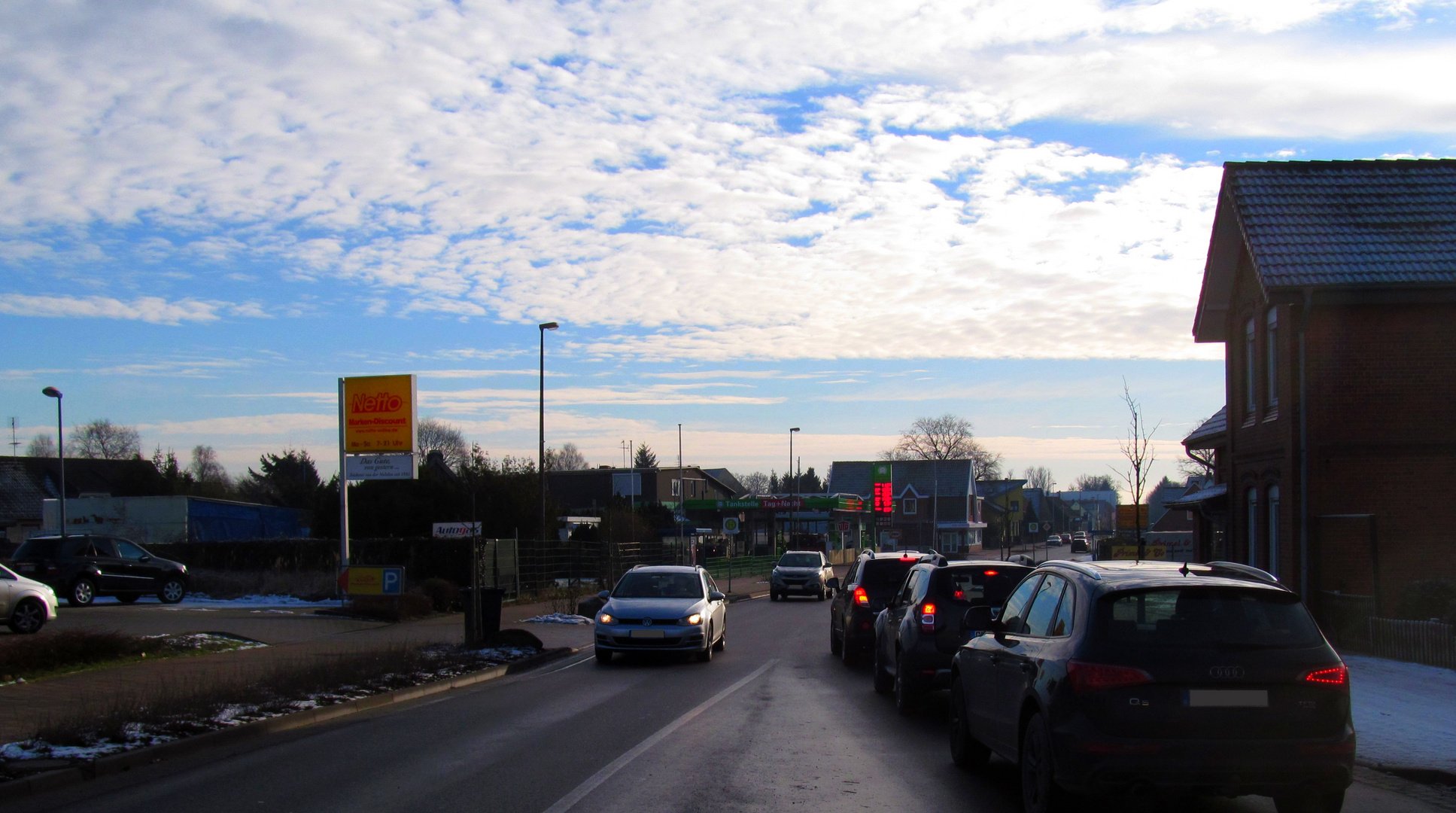 Heute Mittag auf der B 73 