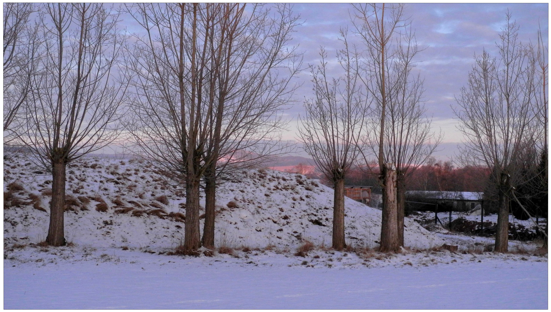 Heute morgen, -21°C (esta mañana, - 21°C)