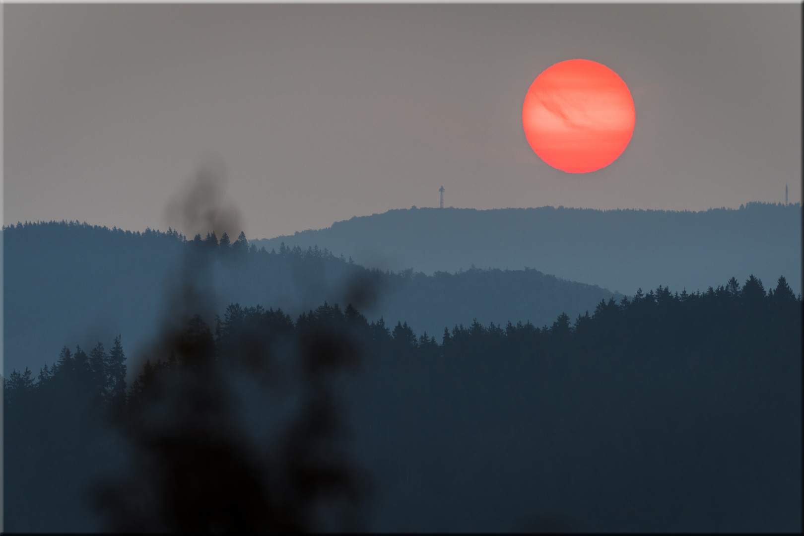 Heute Morgen 6.38 Uhr